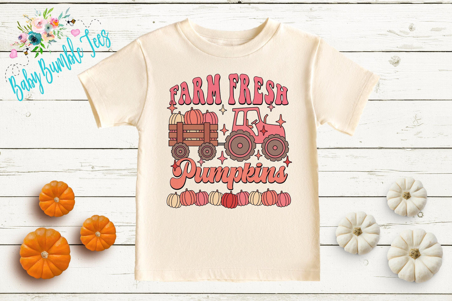 Farm Fresh Pumpkins Shirt - Girls Fall Shirt