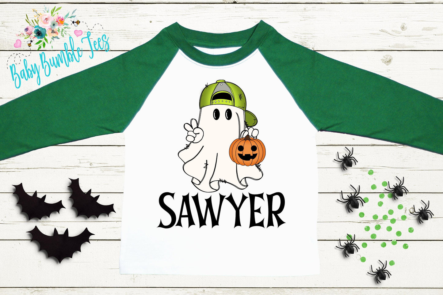 Kids Halloween Shirt - Boys Halloween Ghost Tee