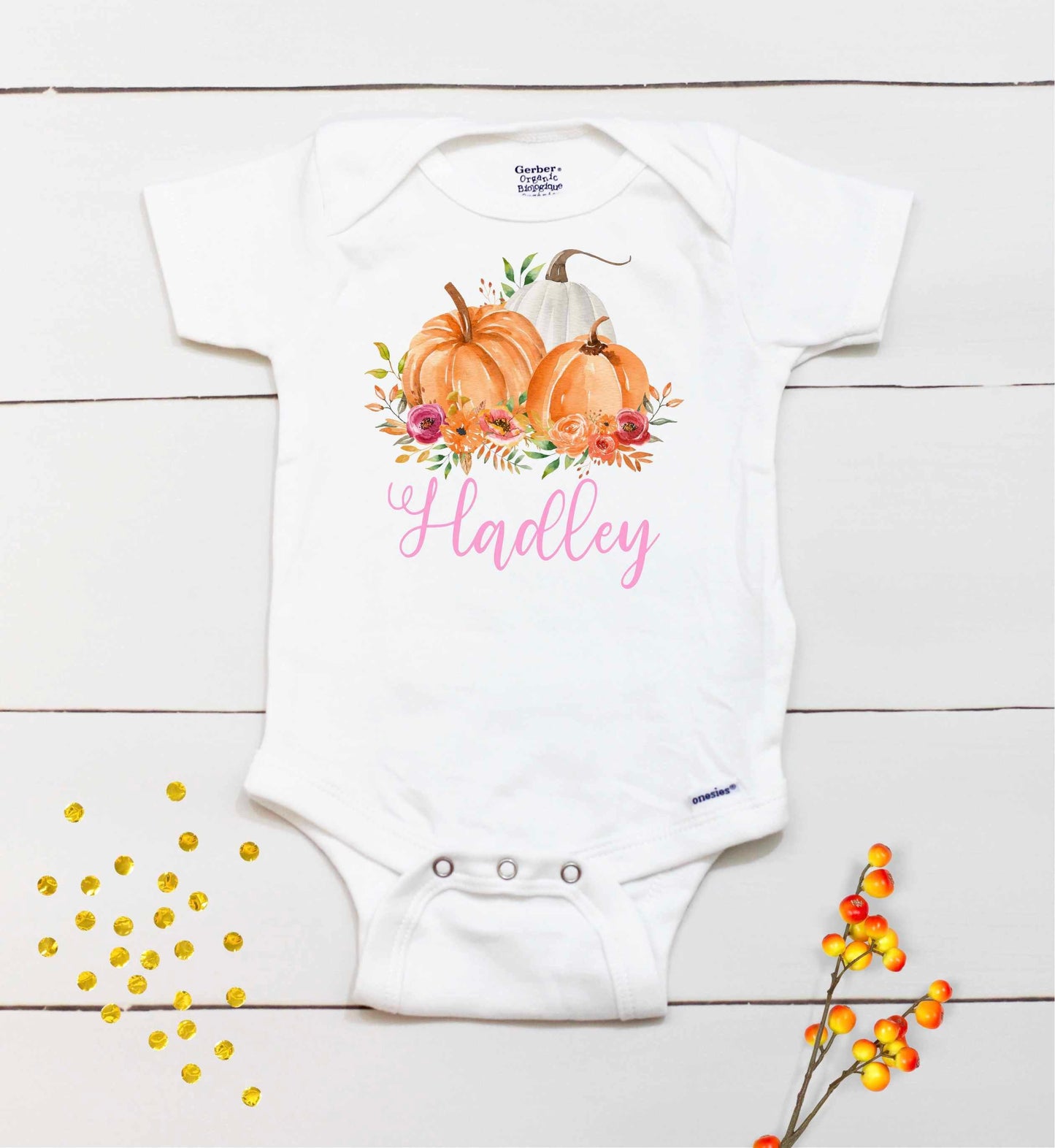 Custom Pumpkin Patch Shirt – Personalized Kids Fall Outfit