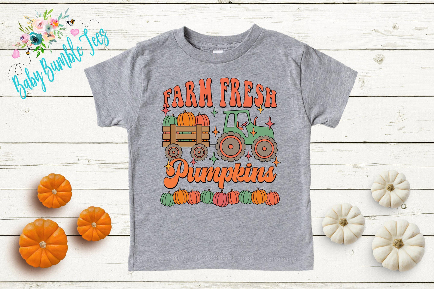 Farm Fresh Pumpkins Shirt - Kids Fall Shirt