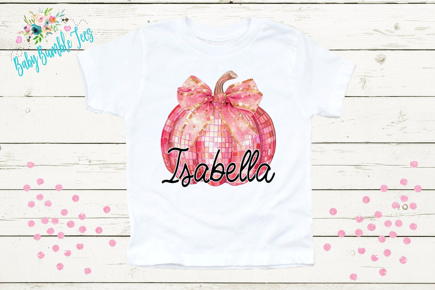 Girls Fall Pumpkin Patch Shirt - Custom Name Outfit