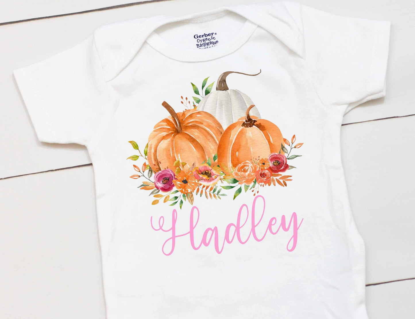 Custom Pumpkin Patch Shirt – Personalized Kids Fall Outfit