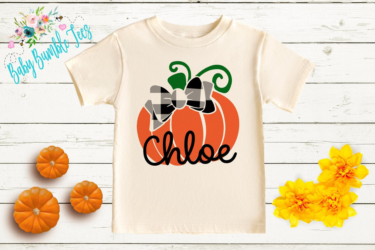 Girls Pumpkin Patch Shirt - Custom Kids Fall Shirt