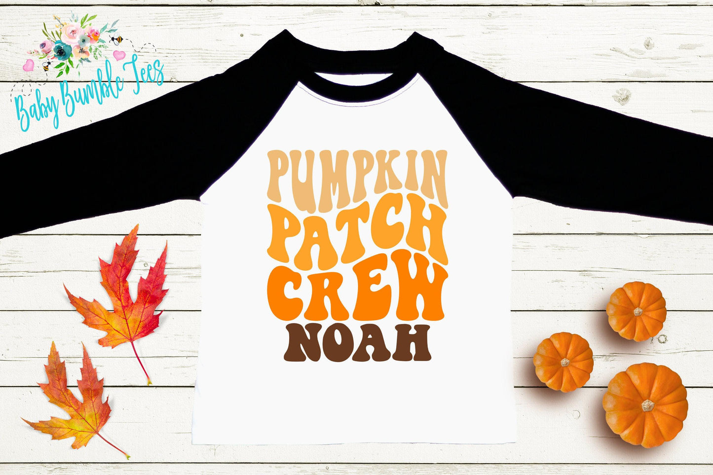 Pumpkin Patch Crew Shirt - Fall Personalized Name Shirt