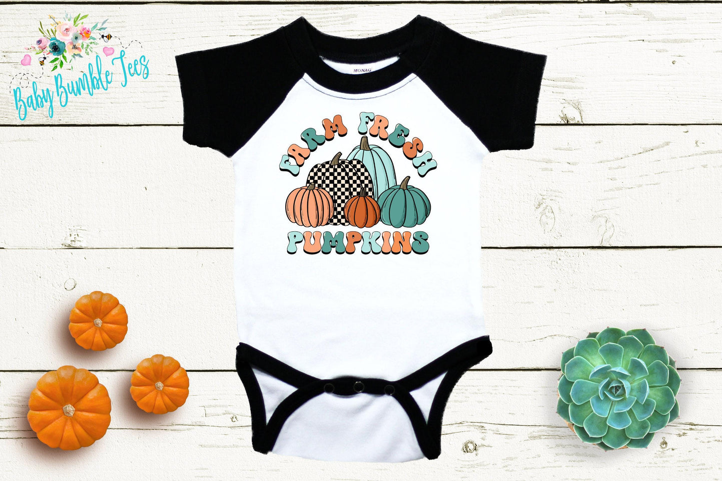 Farm Fresh Pumpkins Bodysuit - Boys Fall Outfit