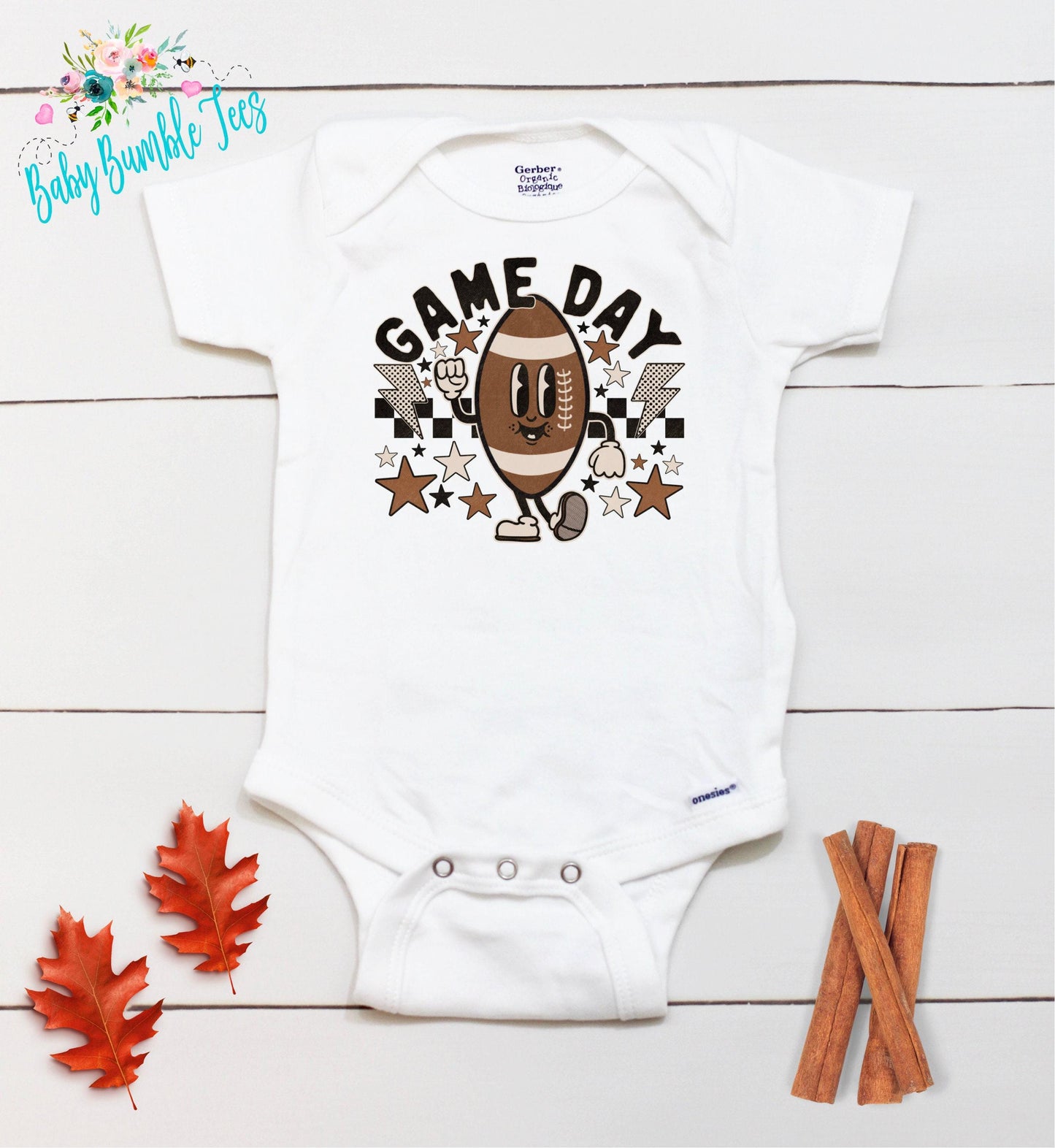 Football Bodysuit – Game Day Boys Fall & Halloween Outfit