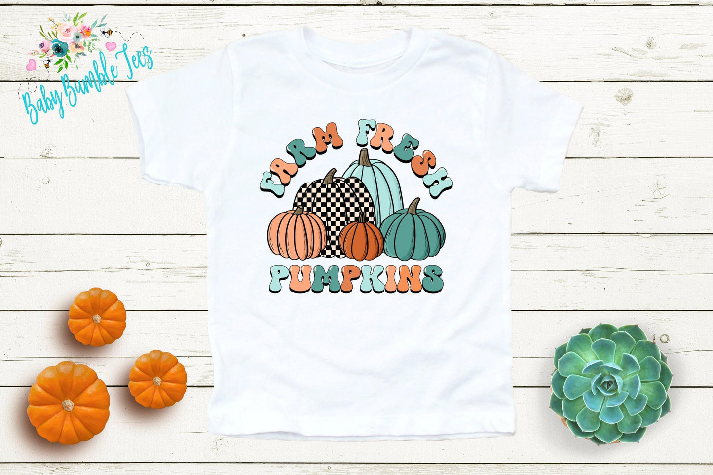 Farm Fresh Pumpkins Shirt - Kids Pumpkin Patch Shirt