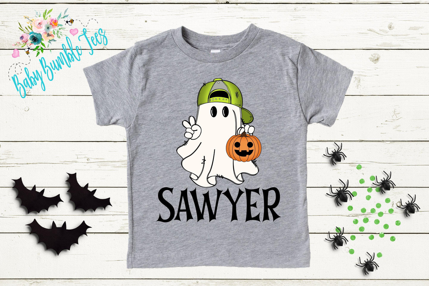 Kids Halloween Shirt - Boys Halloween Ghost Tee