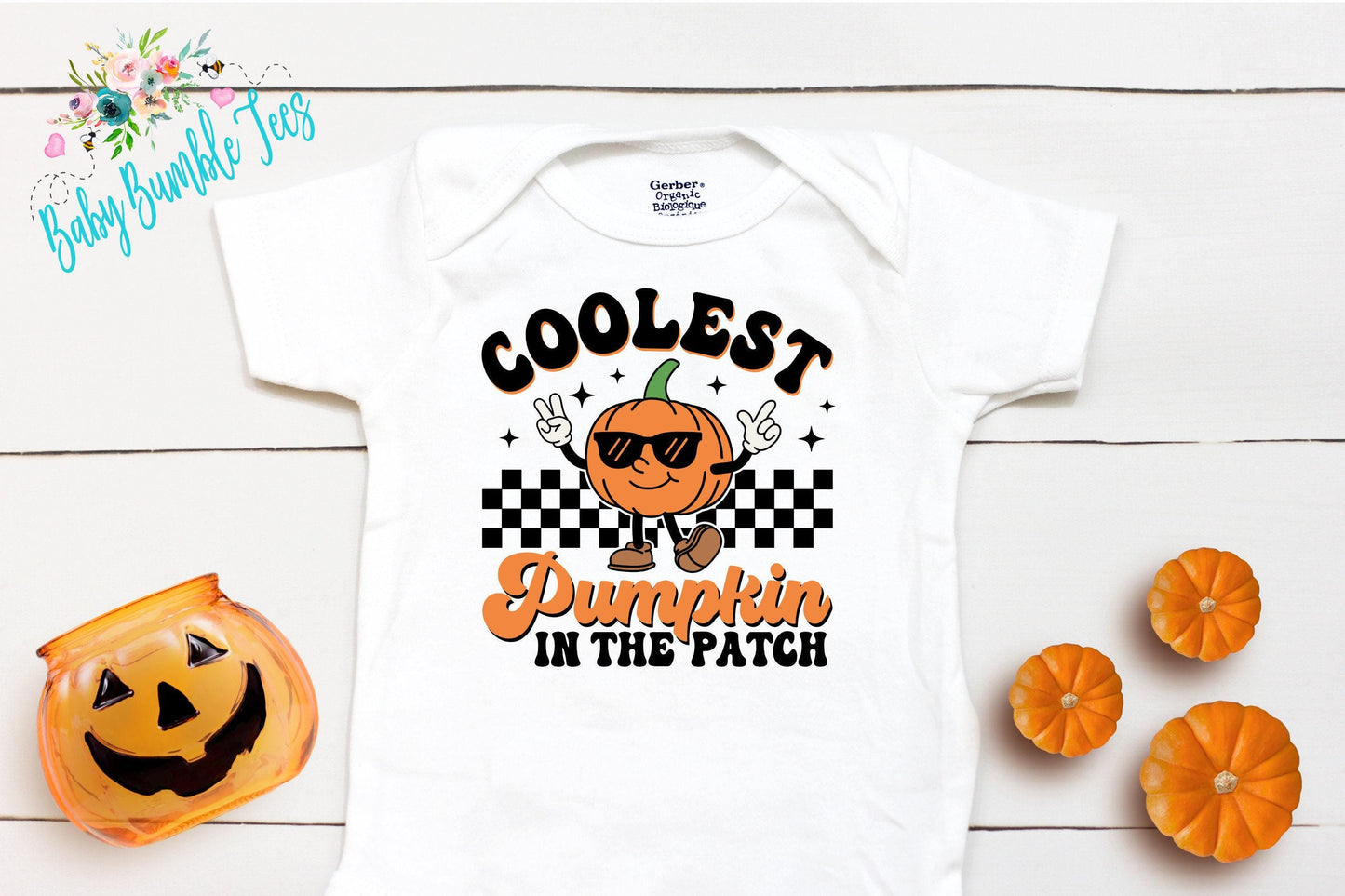 Coolest Pumpkin In The Patch Bodysuit - Boys Halloween Bodysuit