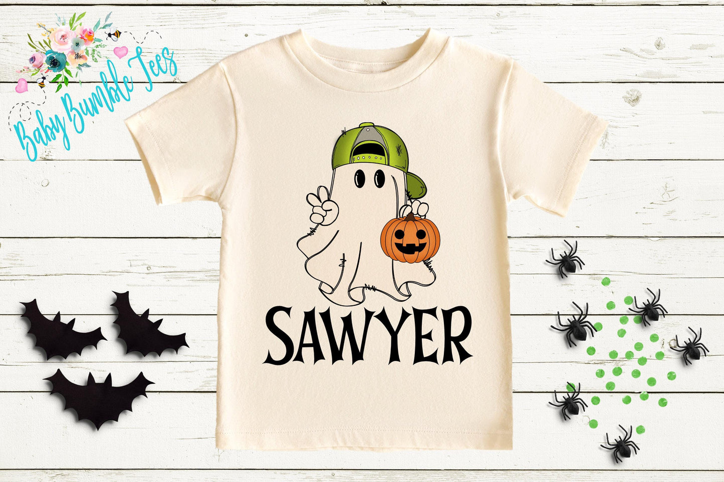 Kids Halloween Shirt - Boys Halloween Ghost Tee