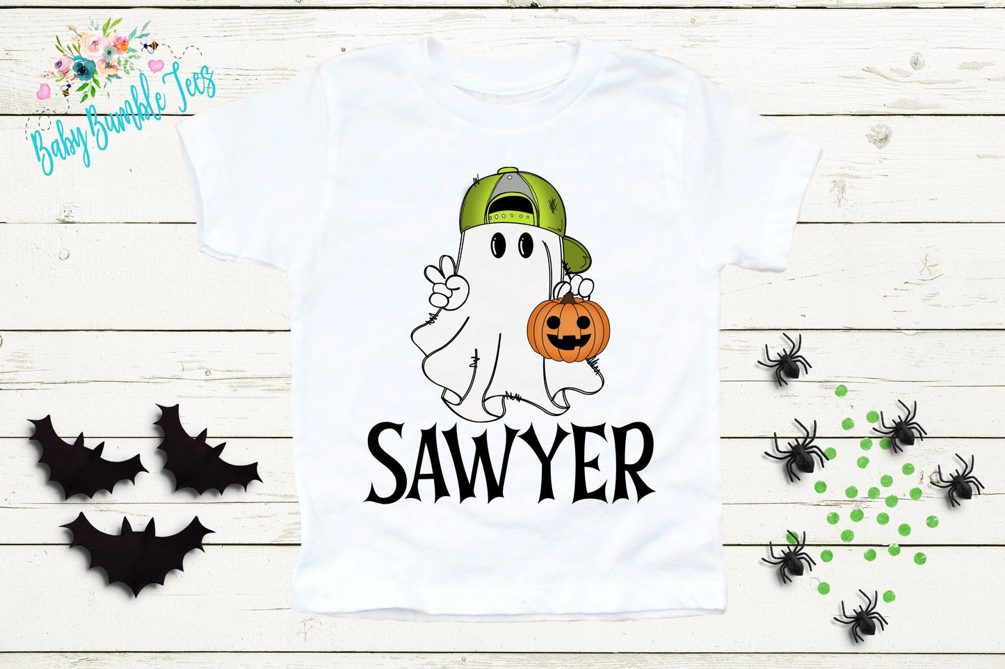 Kids Halloween Shirt - Boys Halloween Ghost Tee