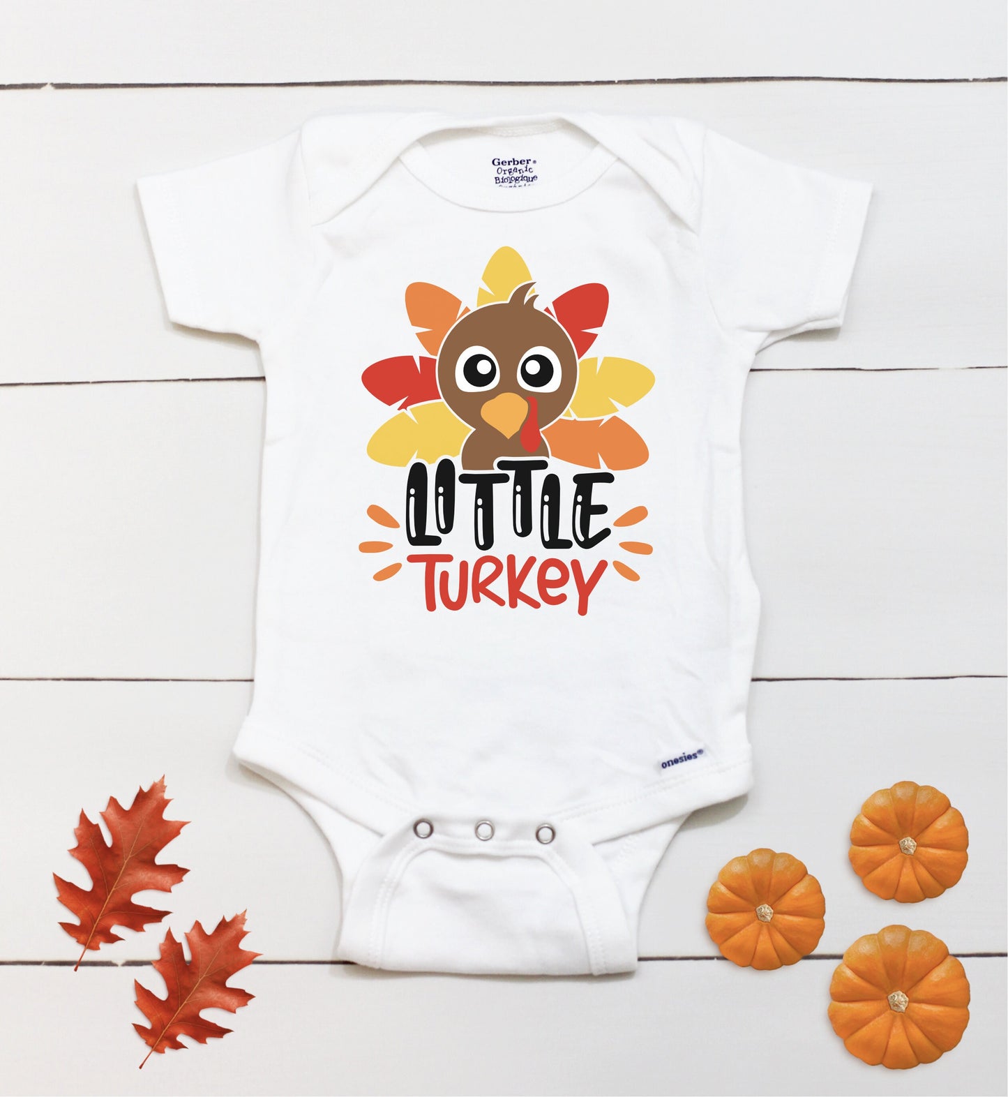 Little Turkey // Baby Boy // First Thanksgiving // Fall // Newborn // Thanksgiving Shirt // Kid Shirt // Onesies® Brand