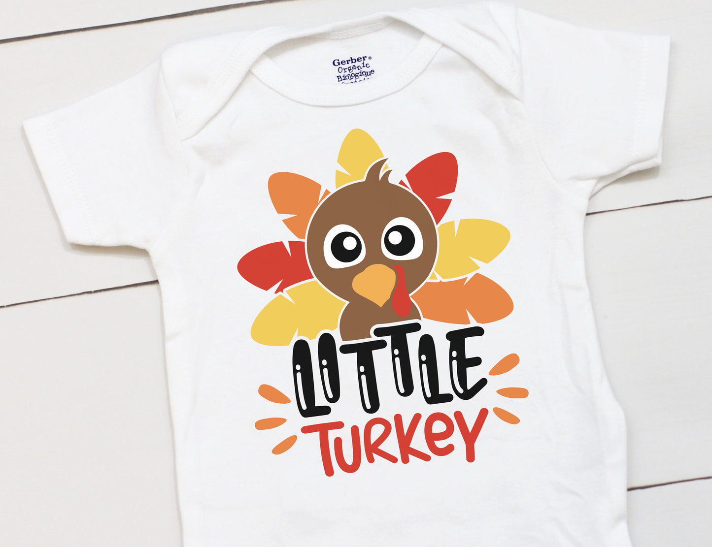 Little Turkey // Baby Boy // First Thanksgiving // Fall // Newborn // Thanksgiving Shirt // Kid Shirt // Onesies® Brand