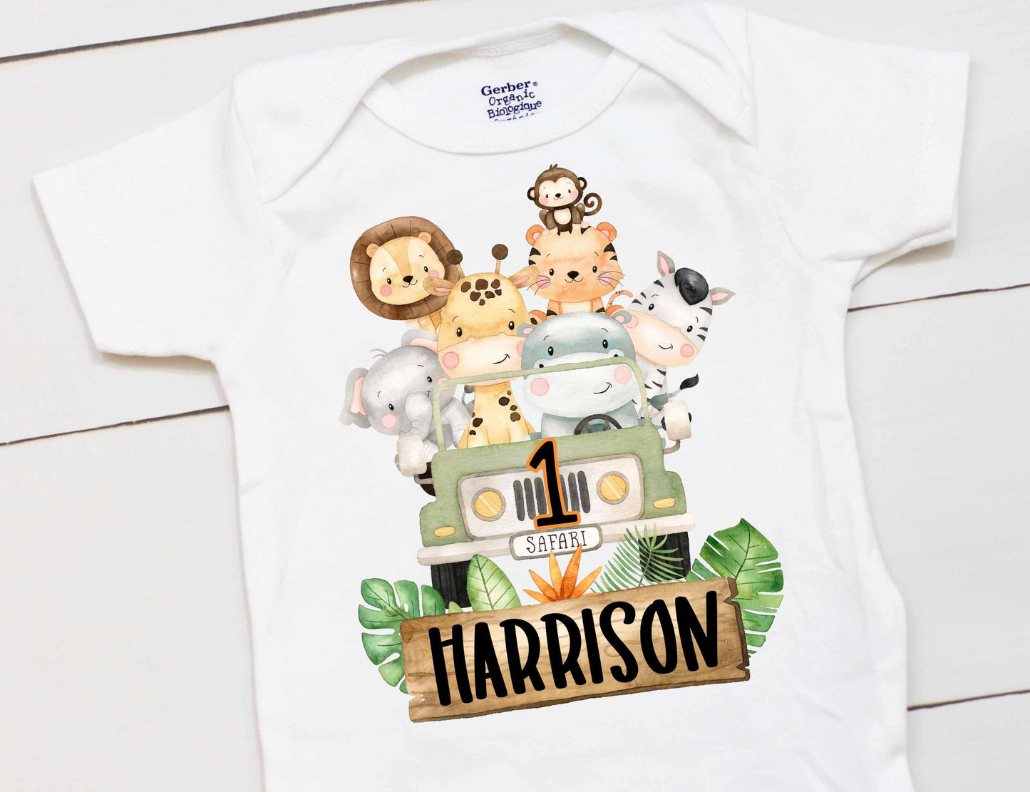 Safari Birthday // Boy Birthday // Wild one // 1st Birthday // Birthday Boy // First Birthday // Safari Zoo Animals Shirt