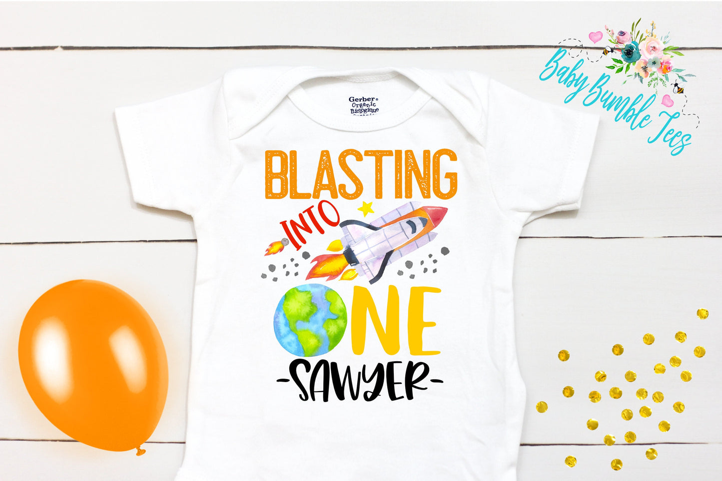 Blasting into One Birthday // Boy Birthday // Space Birthday // 1st Birthday // Birthday Boy // First Birthday // Space Rocket