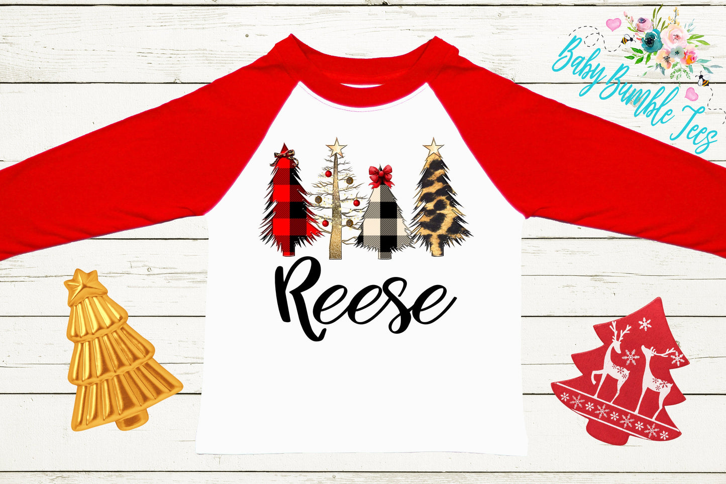 Christmas Tree Shirt // Personalized Name // Christmas // Girl T Shirt // Truck // Girls Christmas Shirt // Christmas Trees // Toddler Shirt