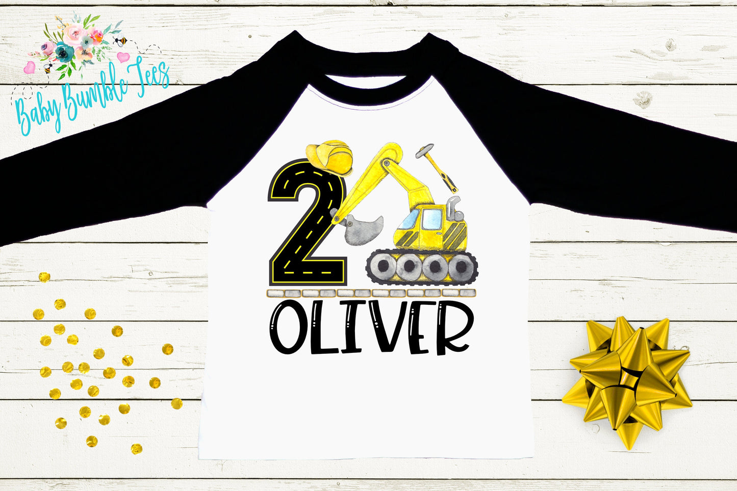 2nd Birthday Shirt // Second birthday // Truck Shirt // Two birthday shirt // Birthday Boy // Construction Birthday / 2nd birthday / Toddler