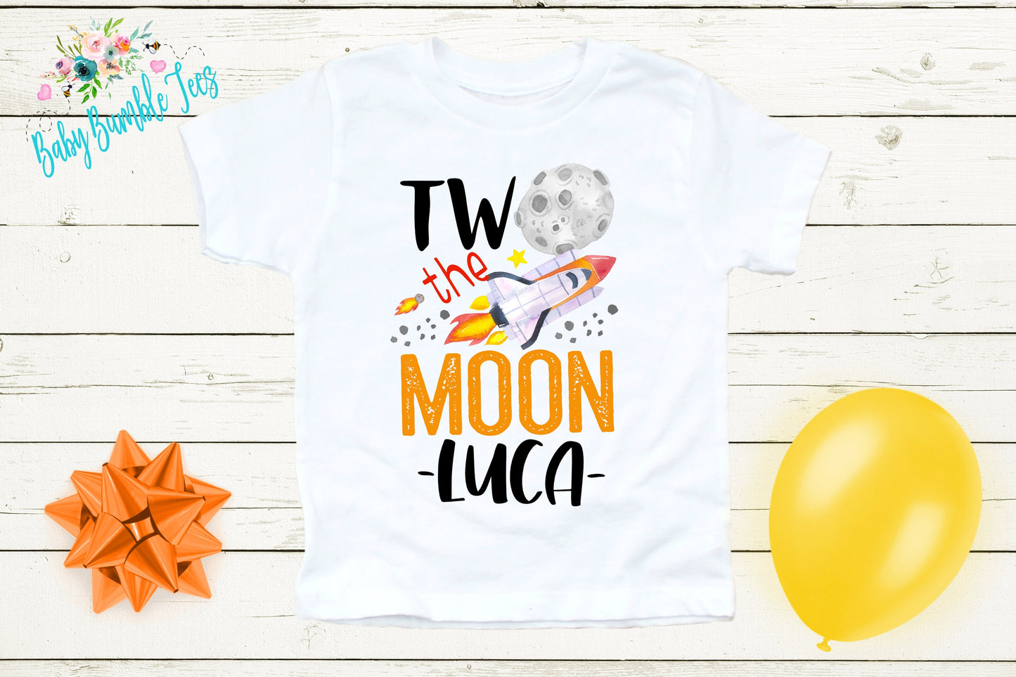Two the Moon Shirt // Second birthday // Space Shirt // Two birthday shirt // Birthday Boy // Space Birthday / 2nd birthday / Toddler