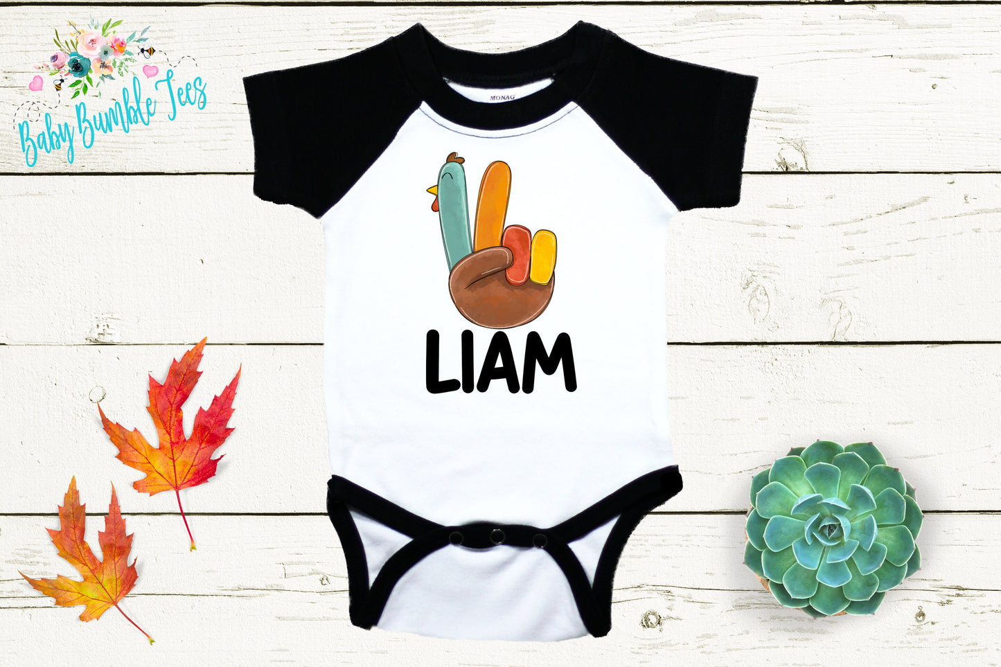 Turkey Name // Baby Boy // Baby Girl // First Thanksgiving // Fall Shirt // Newborn Bodysuit // Thanksgiving Shirt / Kids Thanksgiving Shirt
