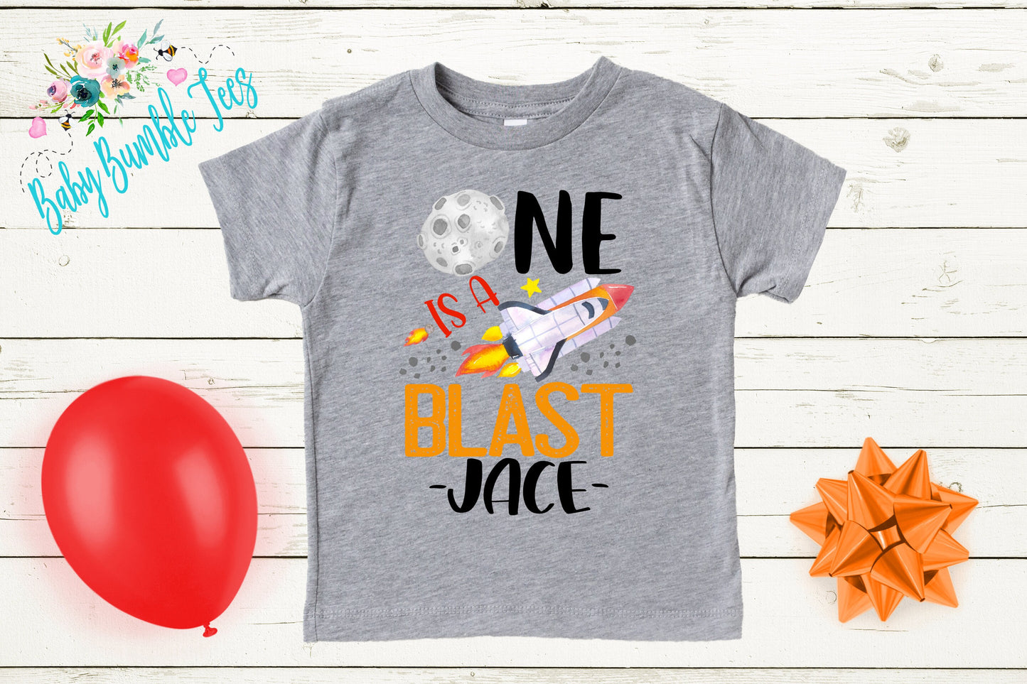 One is a Blast Shirt // First birthday // 1st Birthday shirt // Space Birthday Shirt // Kids Space Shirt // Toddler // Birthday boy