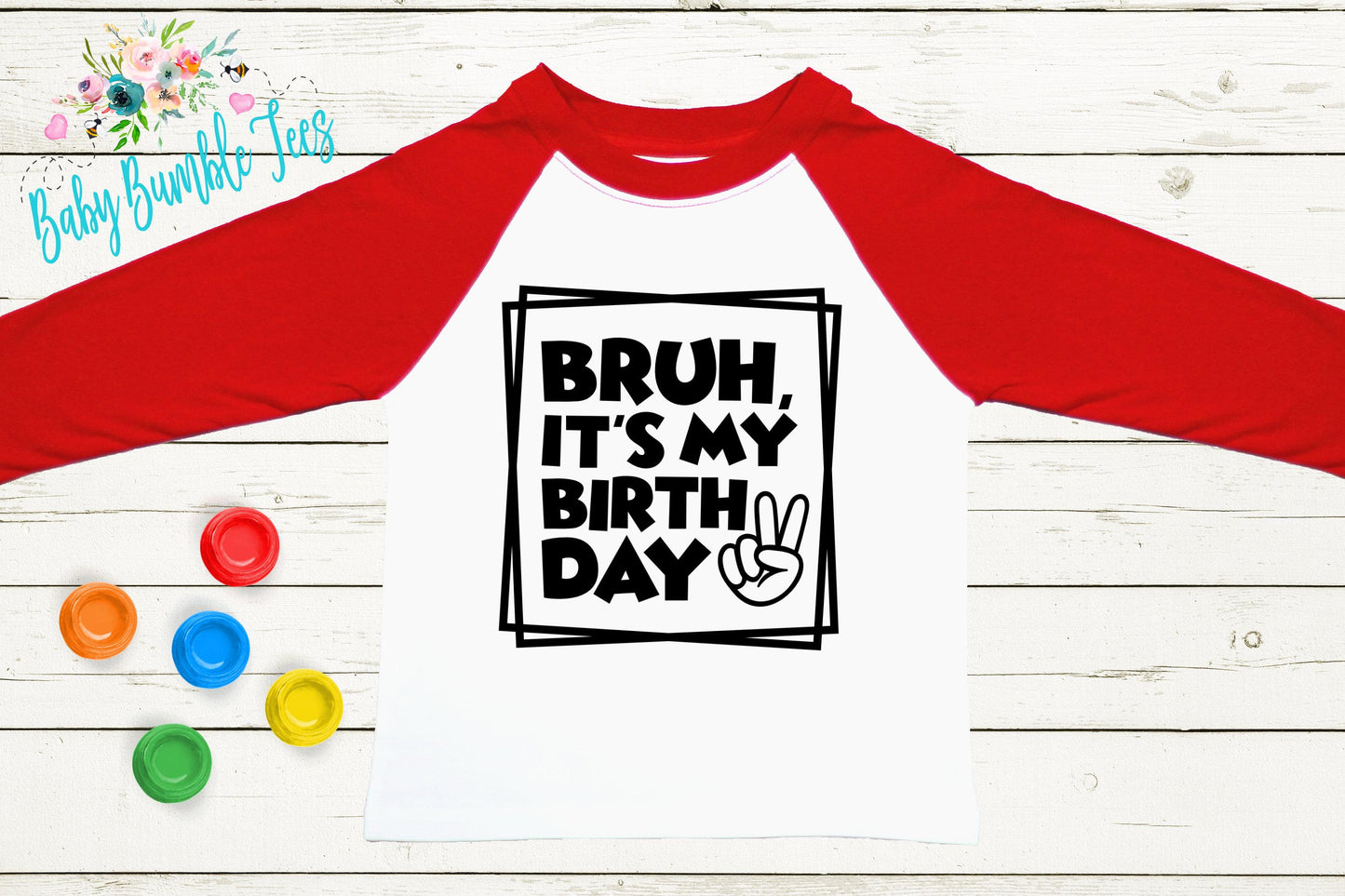 Bruh, It's My Birthday Shirt / Kids Birthday Shirt / Retro Birthday Tee / Birthday Boy shirt / Groovy Birthday / Toddler Birthday Shirt