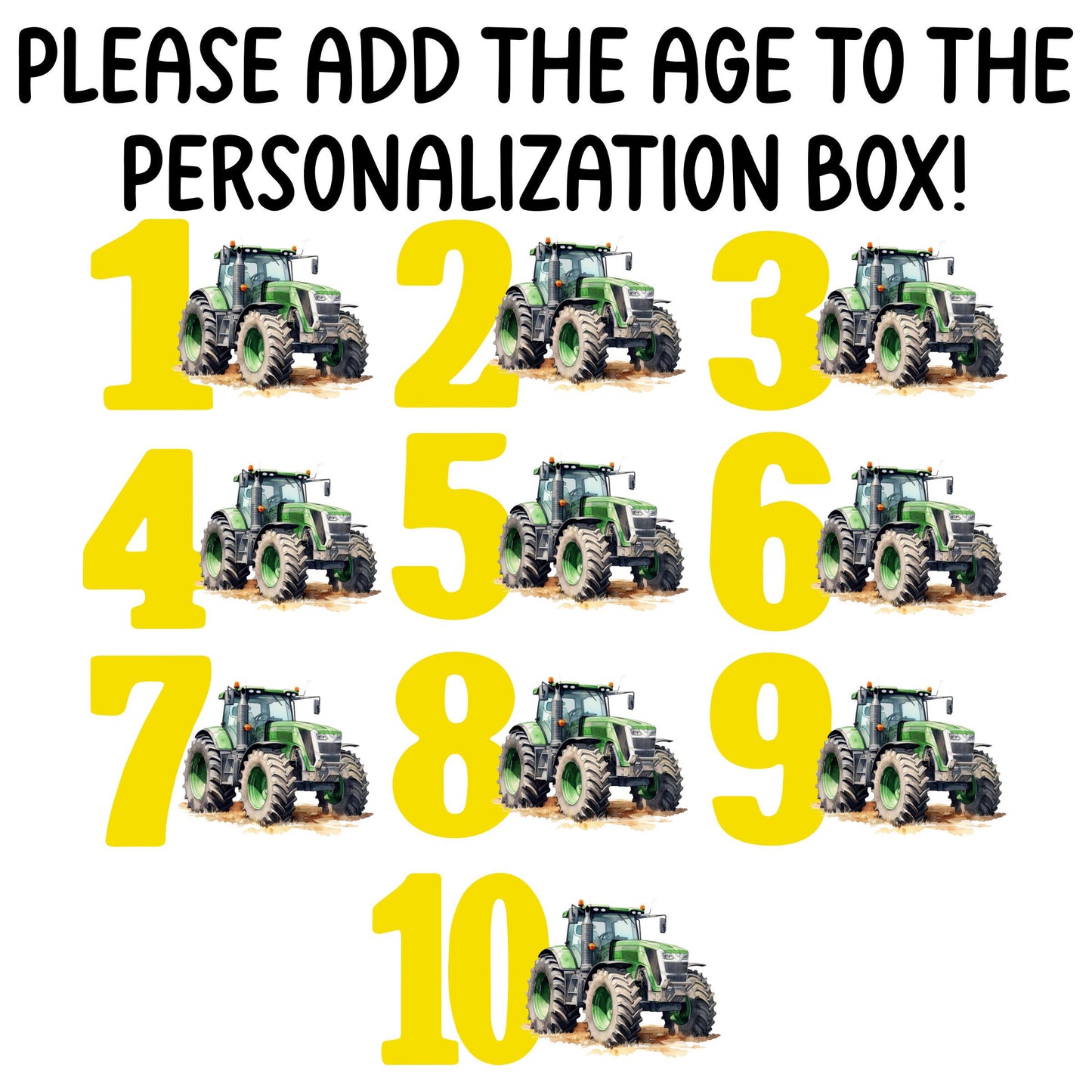 Boys Tractor Birthday Shirt, Kids Farm Birthday Shirt, Custom Name Birthday Tee, Boy Birthday shirt, Birthday Party T-Shirt, Personalized