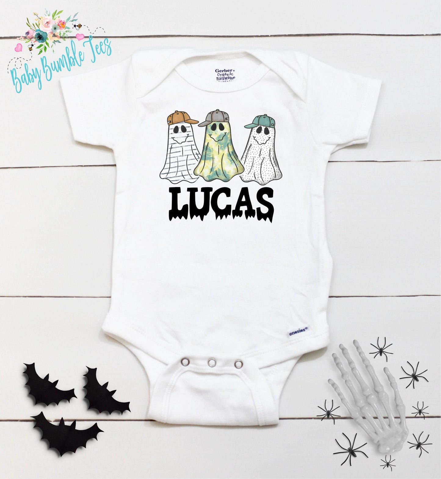 Halloween Ghost Bodysuit // Boy Halloween Shirt // Pumpkin Patch // Kids halloween Shirt // Retro Halloween // Kids Shirt // Onesies® Brand