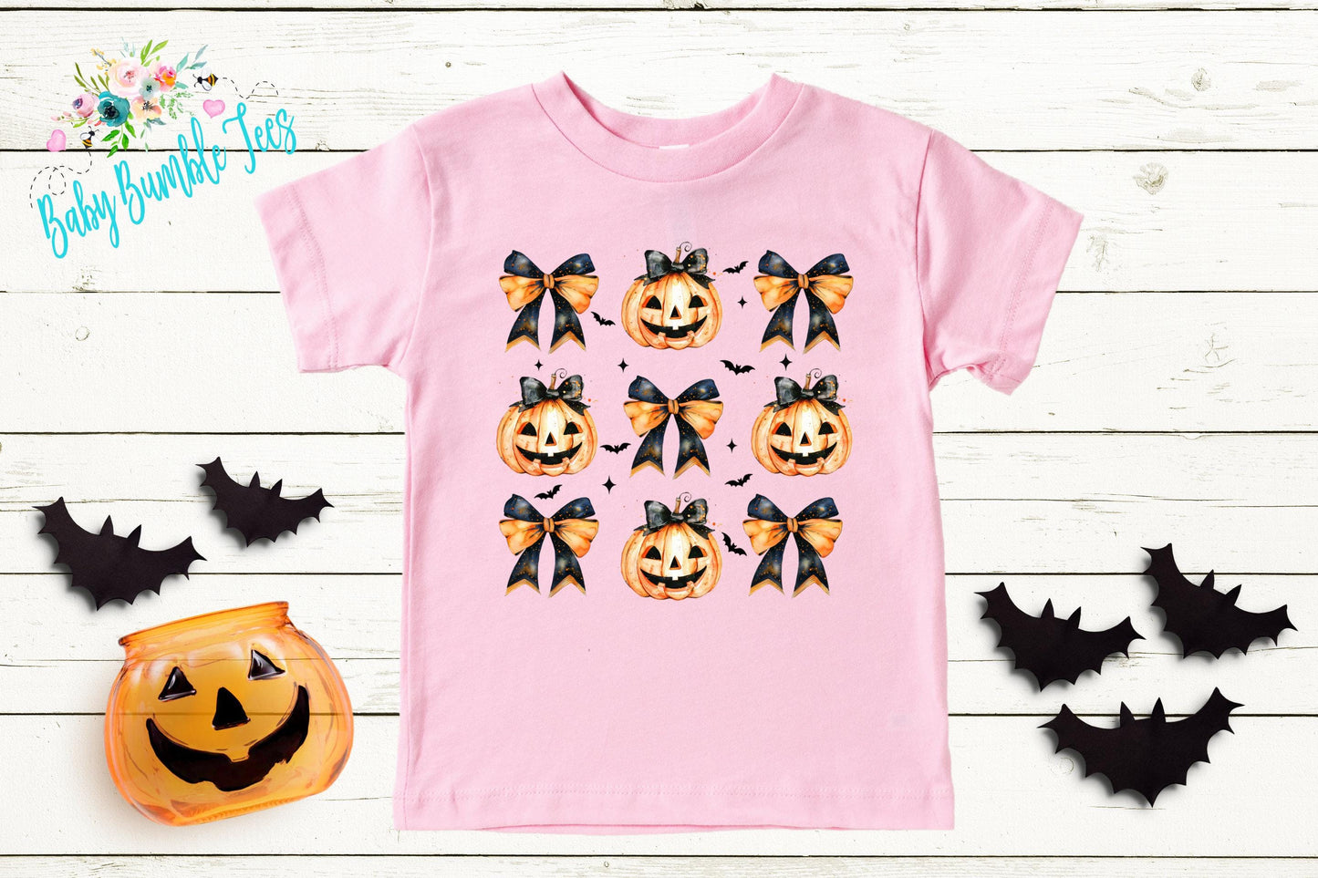 Girls Halloween Pumpkin Shirt // Halloween Bow Shirt // Toddler Halloween Shirt // Kids Shirt // Kids Halloween Shirt // Retro Kids Shirt