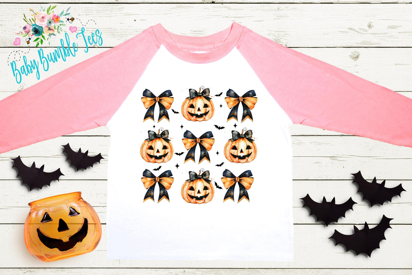 Girls Halloween Pumpkin Shirt // Halloween Bow Shirt // Toddler Halloween Shirt // Kids Shirt // Kids Halloween Shirt // Retro Kids Shirt