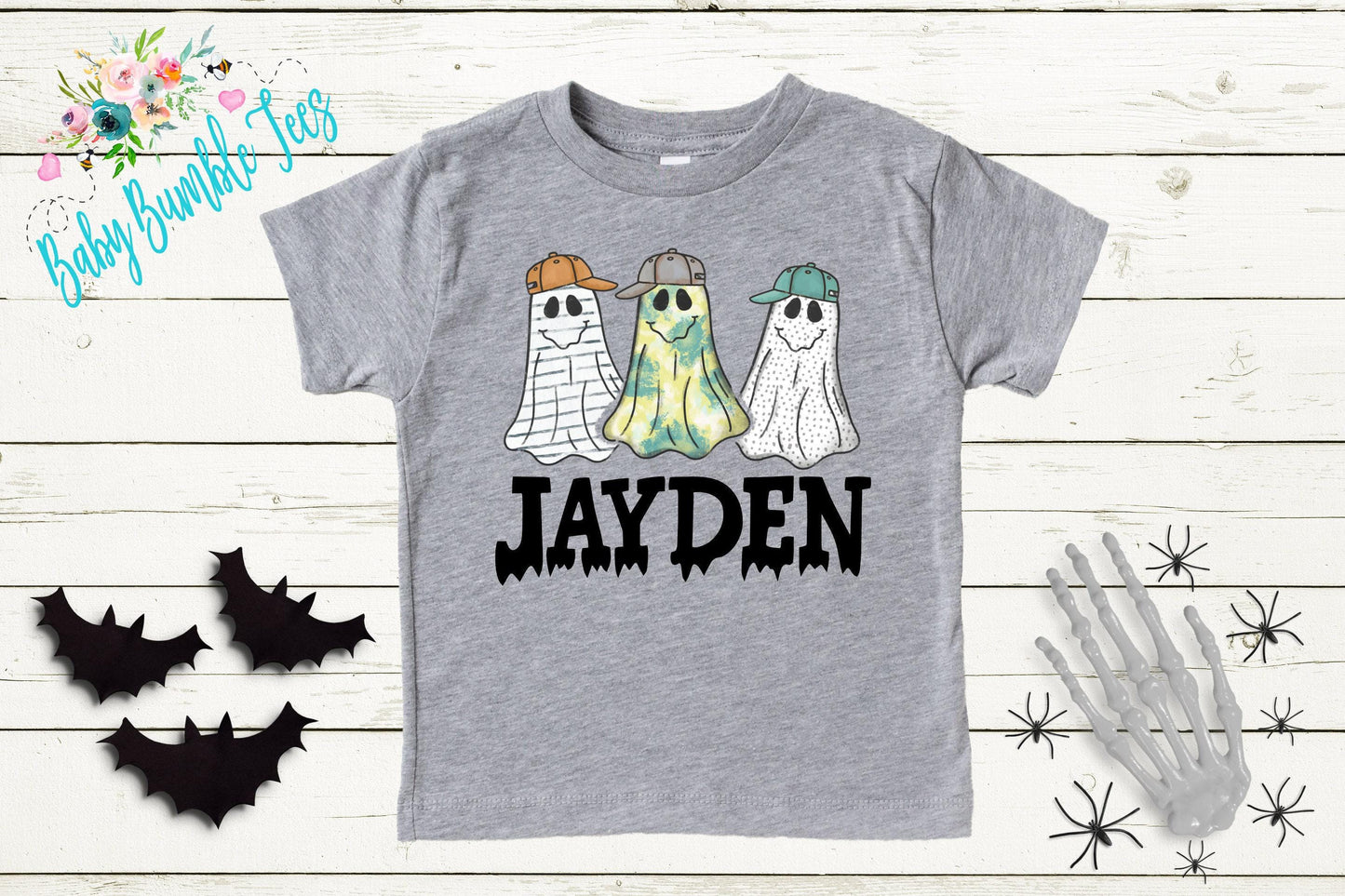 Boys Ghost Shirt // Personalized Name Shirt // Boys Halloween Shirt // Pumpkin Patch Shirt // Kids Halloween Shirt // Kids Fall Shirt
