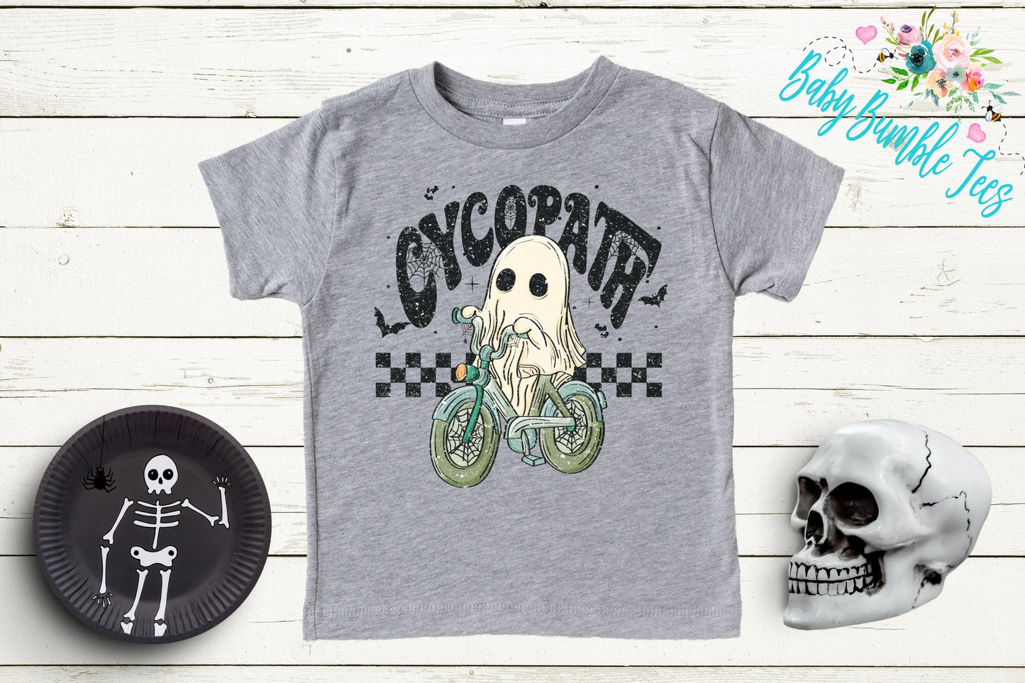 Cycopath Halloween Shirt // Boys Halloween Shirt // Toddler Halloween Shirt // Kids Halloween Shirt // Distressed Halloween Shirt // Funny