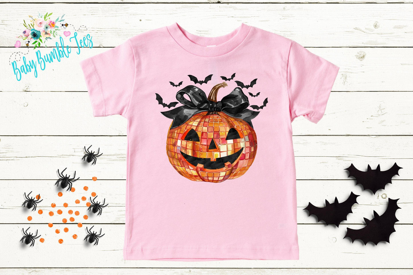 Girls Halloween Pumpkin Shirt // Kids Halloween Shirt // Toddler Halloween Shirt // Girls Fall Shirt // Girls Pumpkin Bow Shirt // Retro