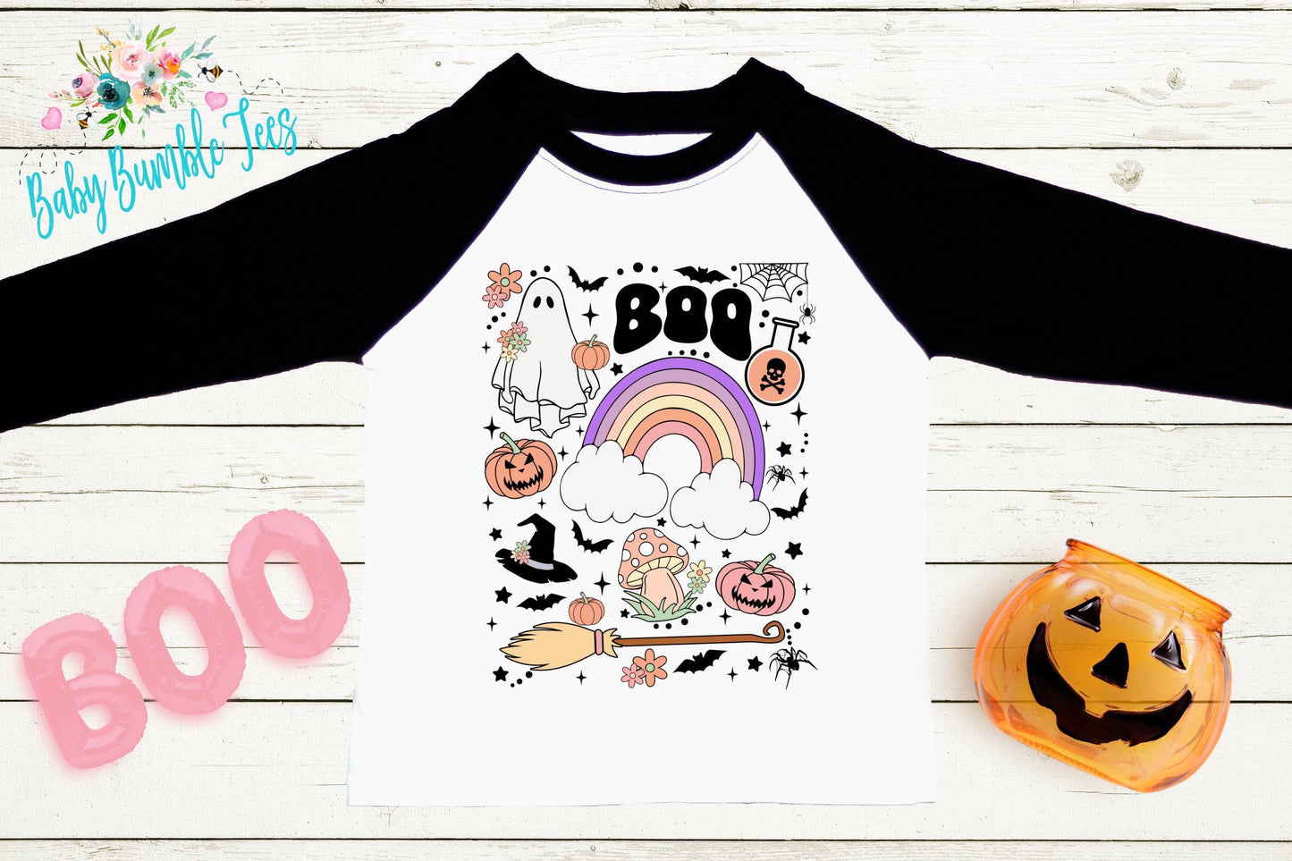 Girls Halloween Shirt // Ghost Retro Halloween Shirt // Toddler Halloween Shirt // Kids Halloween Shirt // Retro Kids Shirt // Pumpkin Patch