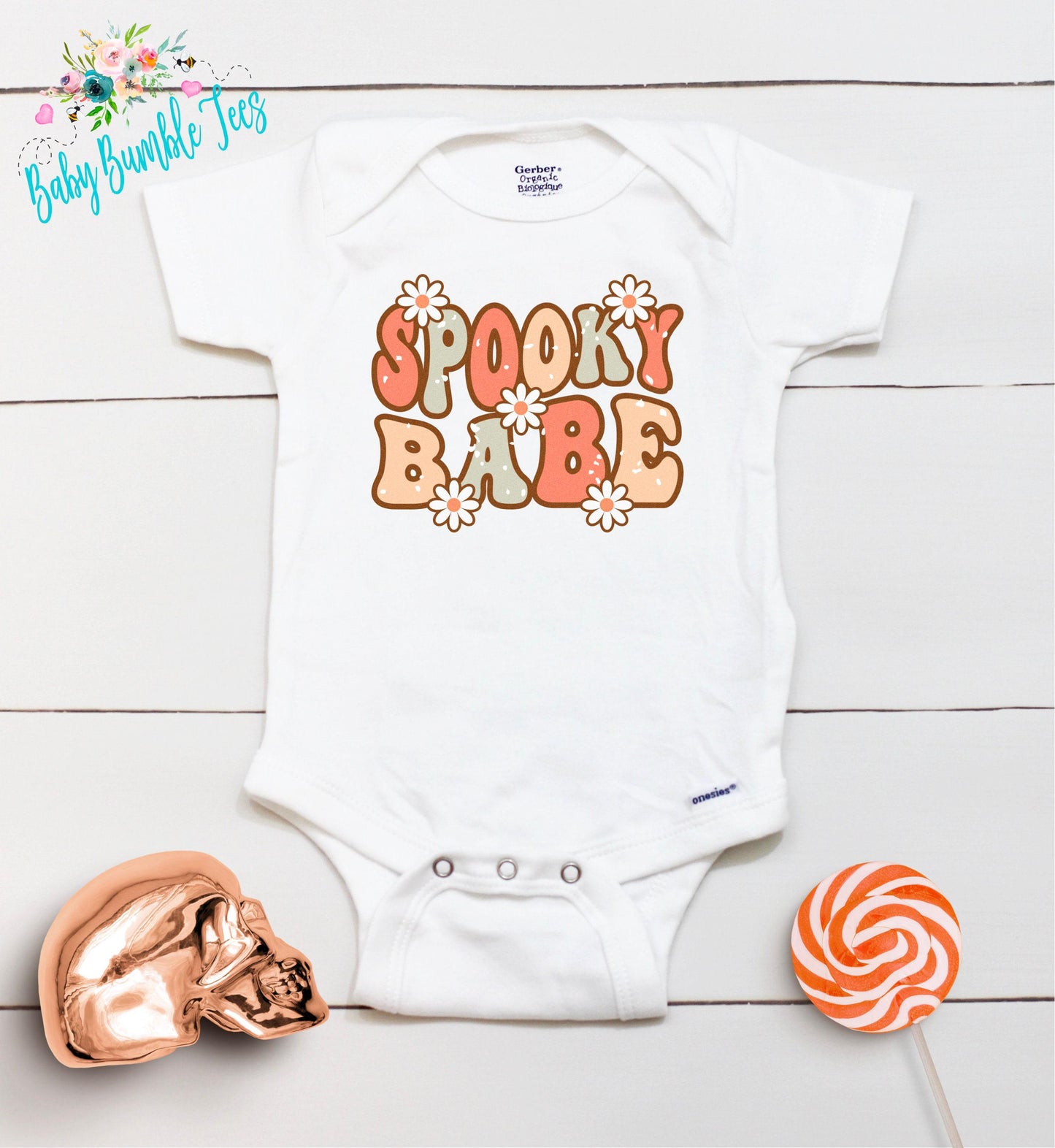 Spooky Babe Bodysuit // Pumpkin Patch Shirt // Retro Kids Shirt // Kids Halloween Shirt // Retro Halloween // Fall Shirt // Onesies® Brand