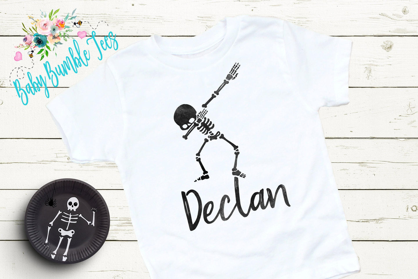 Halloween Skeleton Shirt // Personalized Name // Boys Halloween Shirt // Toddler Shirt // Kids Shirt // Kids Halloween Shirt // Skeleton
