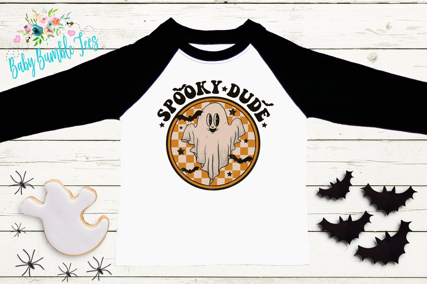 Spooky Dude Shirt // Boys Halloween Shirt // Toddler Halloween Shirt // Kids Halloween Shirt // Retro Ghost Halloween Shirt // Fall Shirt