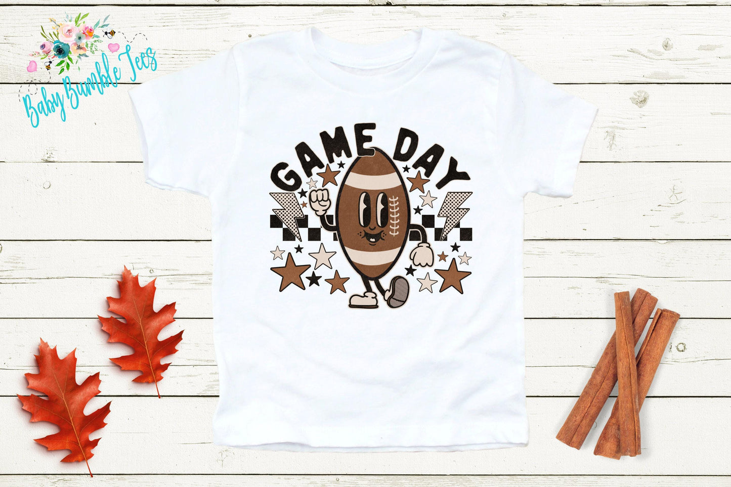Game Day Shirt // Kids Football Shirt // Boys Fall Shirt // Kids Fall Shirt // Toddler Fall Shirt // Kids Sports Shirt // Kids Retro Shirt