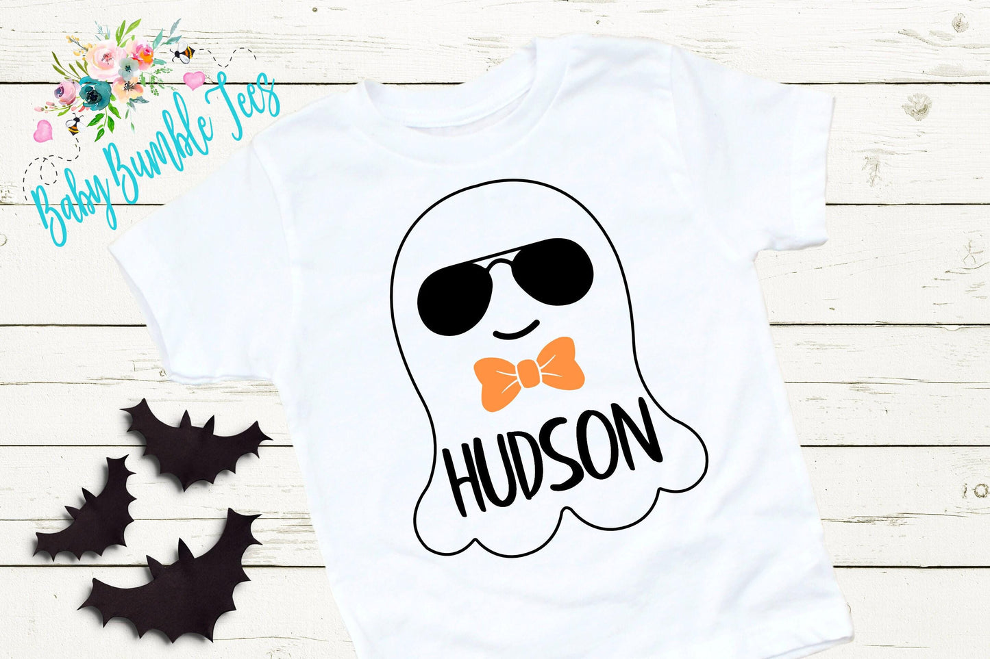 Boys Ghost Shirt // Personalized Name Shirt // Boys Halloween Shirt // Pumpkin Patch Shirt // Kids Halloween Shirt // Kids Fall Shirt