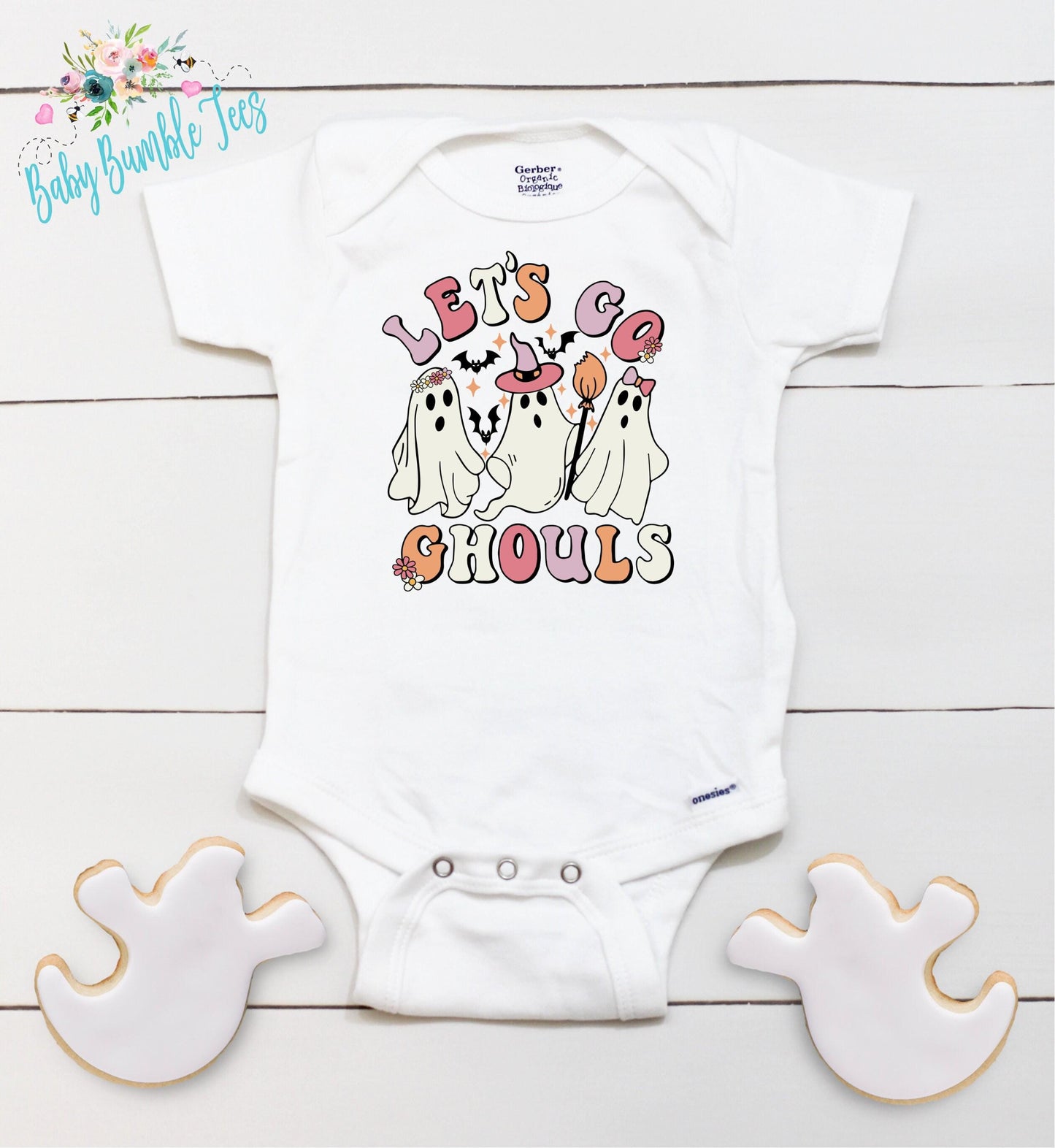 Let's go Ghouls Bodysuit // Girls Halloween // Ghost Kids Shirt // Kids Halloween Shirt // My First Halloween // Funny