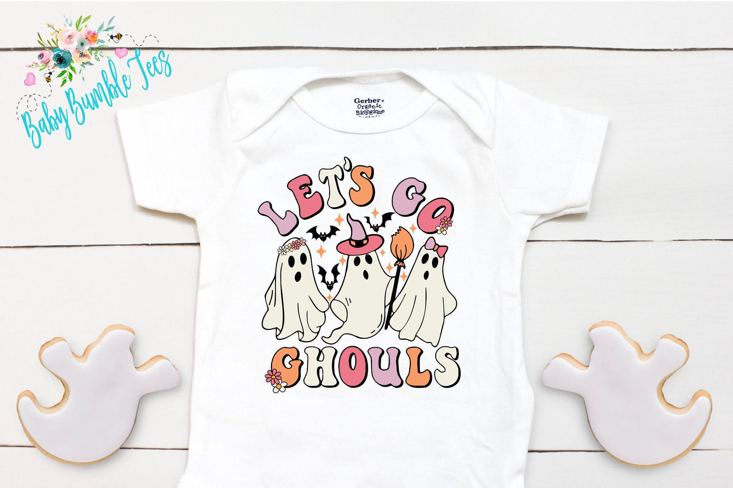 Let's go Ghouls Bodysuit // Girls Halloween // Ghost Kids Shirt // Kids Halloween Shirt // My First Halloween // Funny