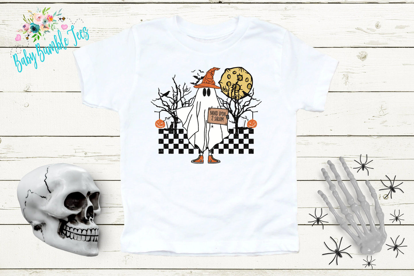 Retro Ghost Shirt // Boys Halloween Shirt // Toddler Halloween Shirt // Kids Halloween Shirt // Pumpkin Patch Shirt // Kids Fall Shirt