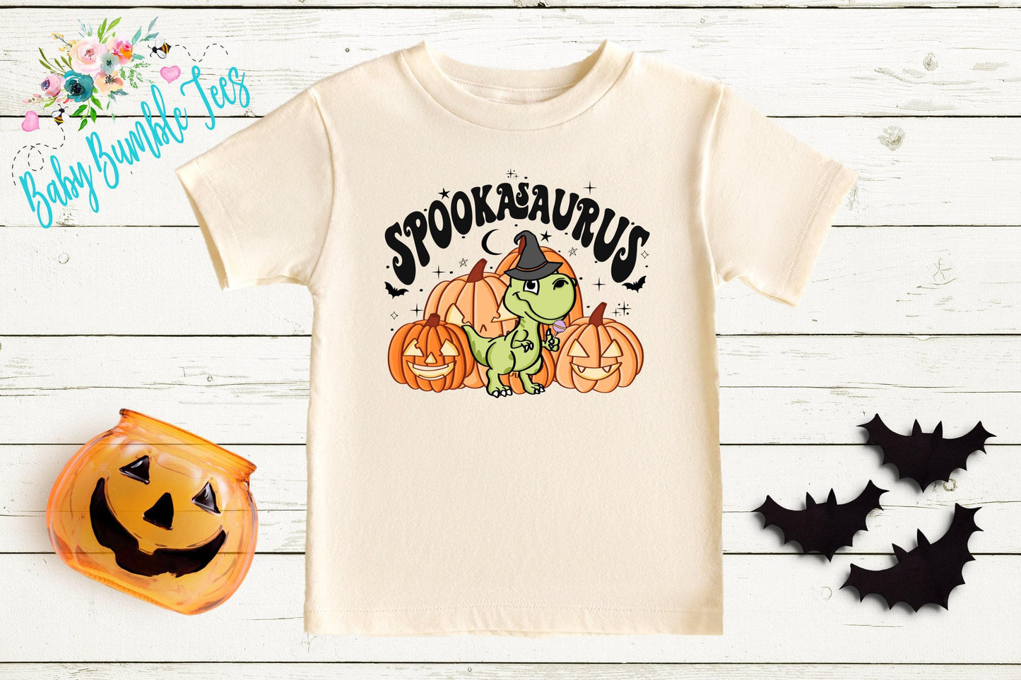 Halloween Dinosaur Shirt // Boys Halloween Shirt // Toddler Halloween Shirt // Kids Halloween Shirt // Retro Halloween Shirt // Fall Shirt