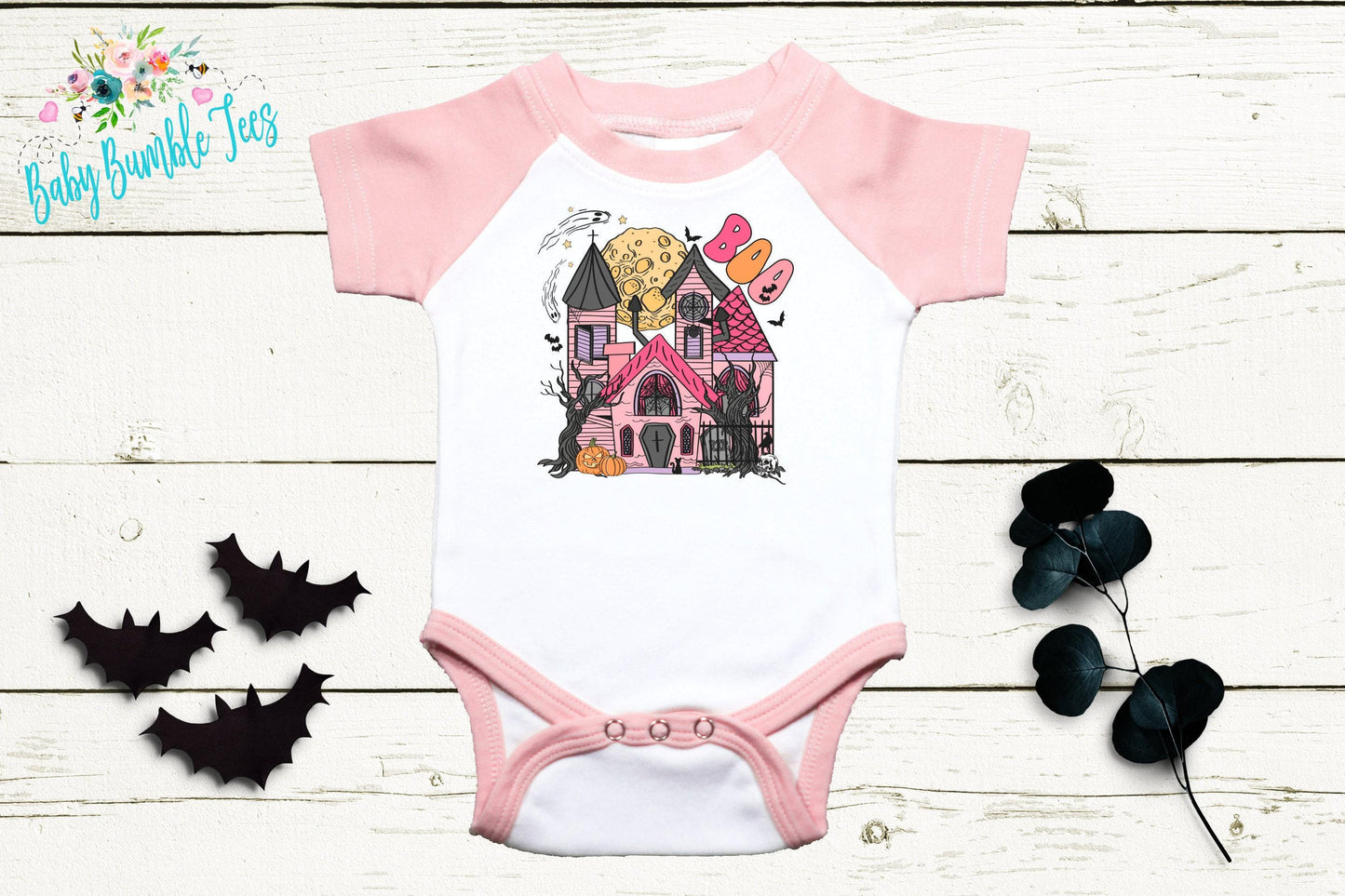 Halloween House Bodysuit // Girls Halloween // Ghost Kids Shirt // Kids Halloween Shirt // My First Halloween // Fall Shirt / Onesies® Brand