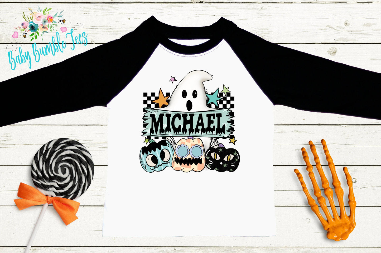 Boys Ghost Shirt // Personalized Name Shirt // Boys Halloween Shirt // Pumpkin Patch Shirt // Kids Halloween Shirt // Kids Fall Shirt