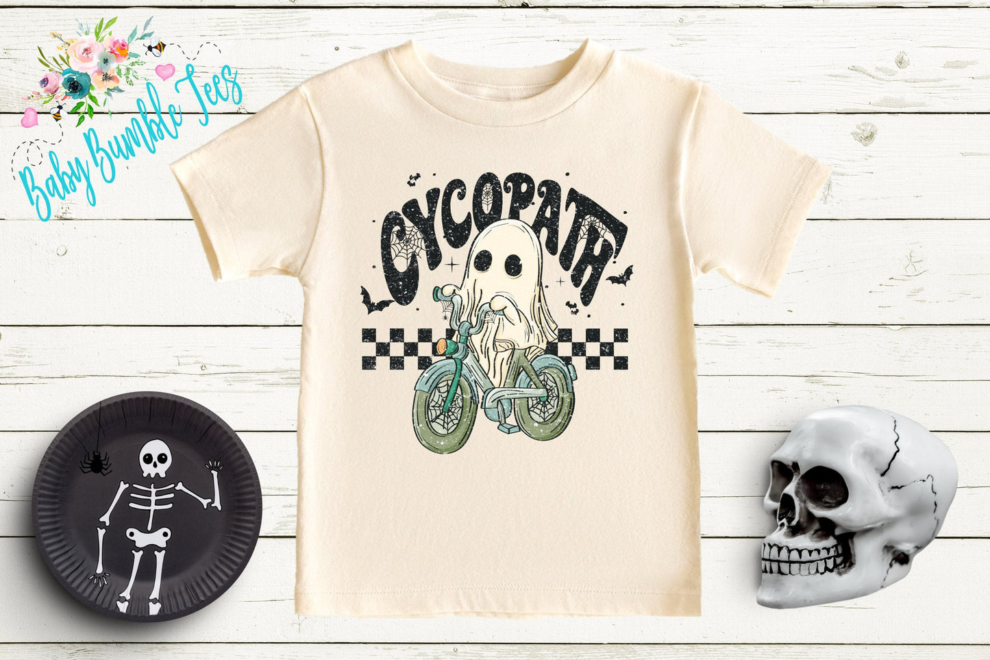 Cycopath Halloween Shirt // Boys Halloween Shirt // Toddler Halloween Shirt // Kids Halloween Shirt // Distressed Halloween Shirt // Funny