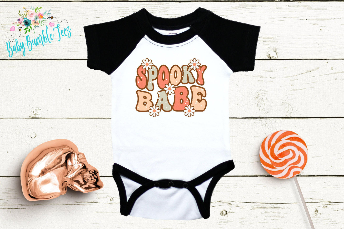 Spooky Babe Bodysuit // Pumpkin Patch Shirt // Retro Kids Shirt // Kids Halloween Shirt // Retro Halloween // Fall Shirt // Onesies® Brand