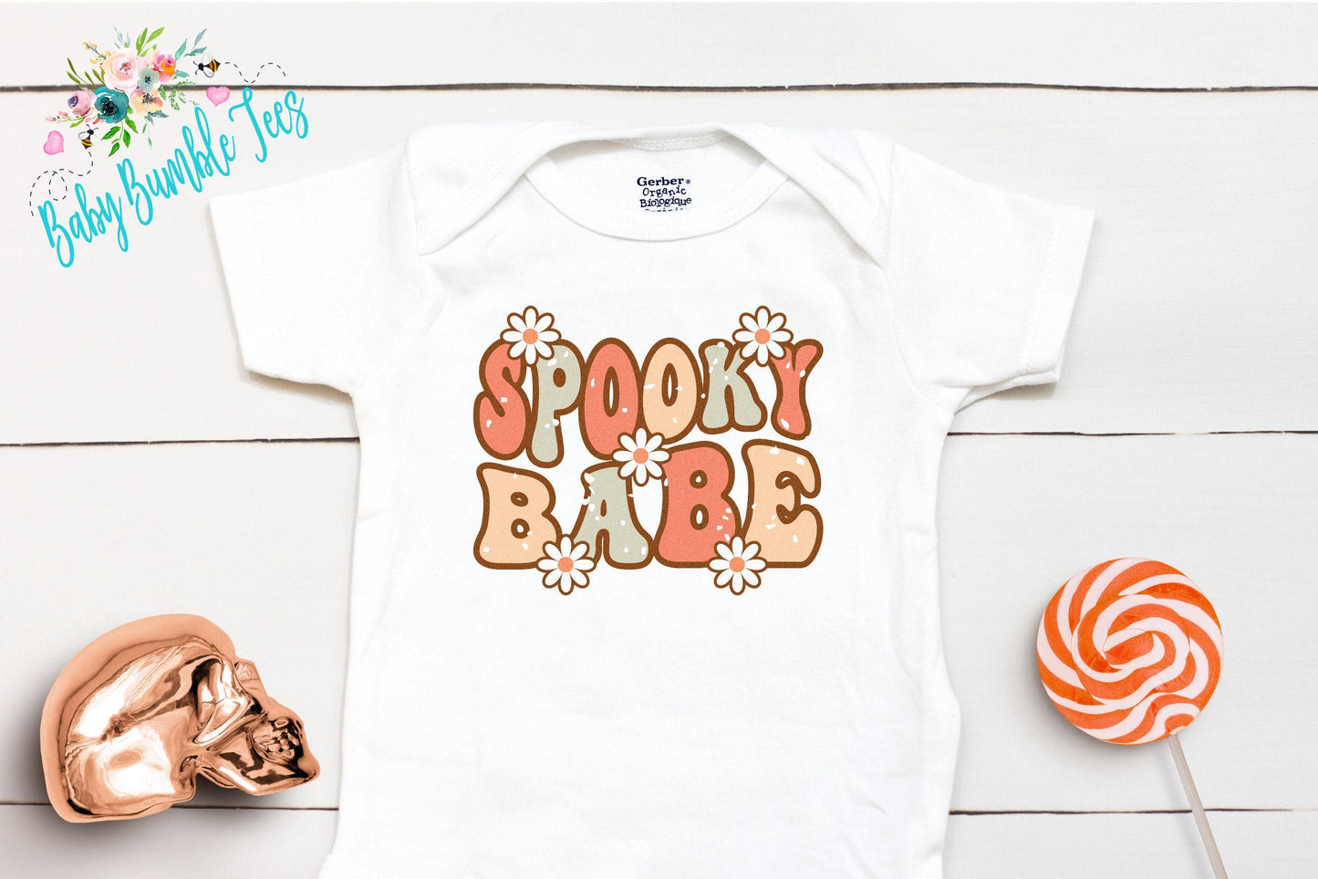 Spooky Babe Bodysuit // Pumpkin Patch Shirt // Retro Kids Shirt // Kids Halloween Shirt // Retro Halloween // Fall Shirt // Onesies® Brand
