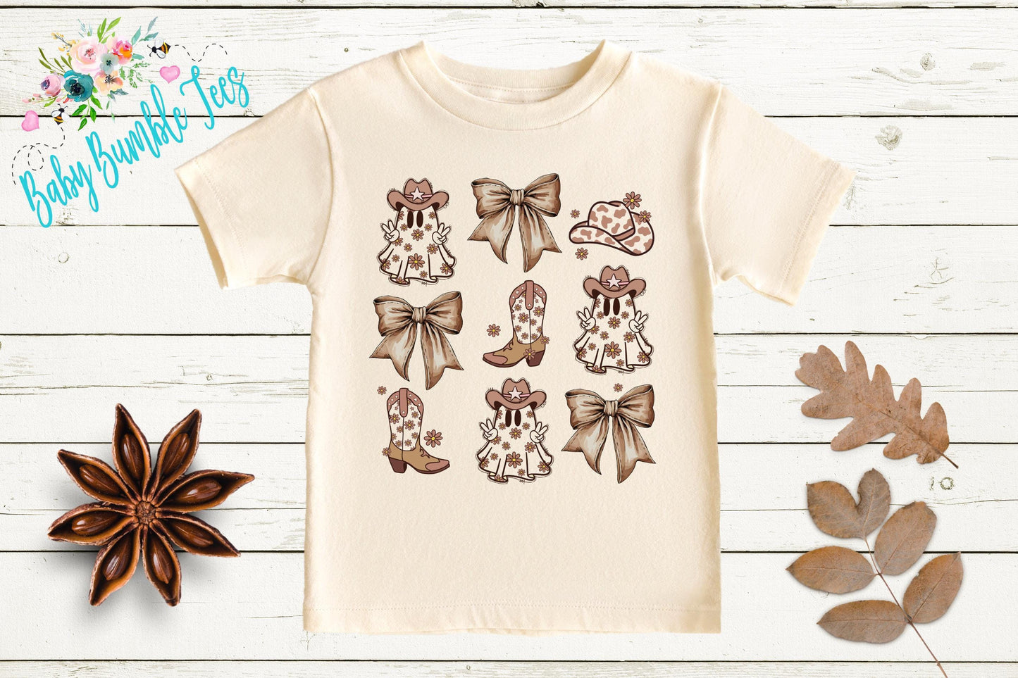 Girls Ghost Halloween Shirt // Cowgirl Boots Shirt // Girls Fall Shirt // Toddler Halloween Shirt // Kids Shirt // Kids Retro Halloween