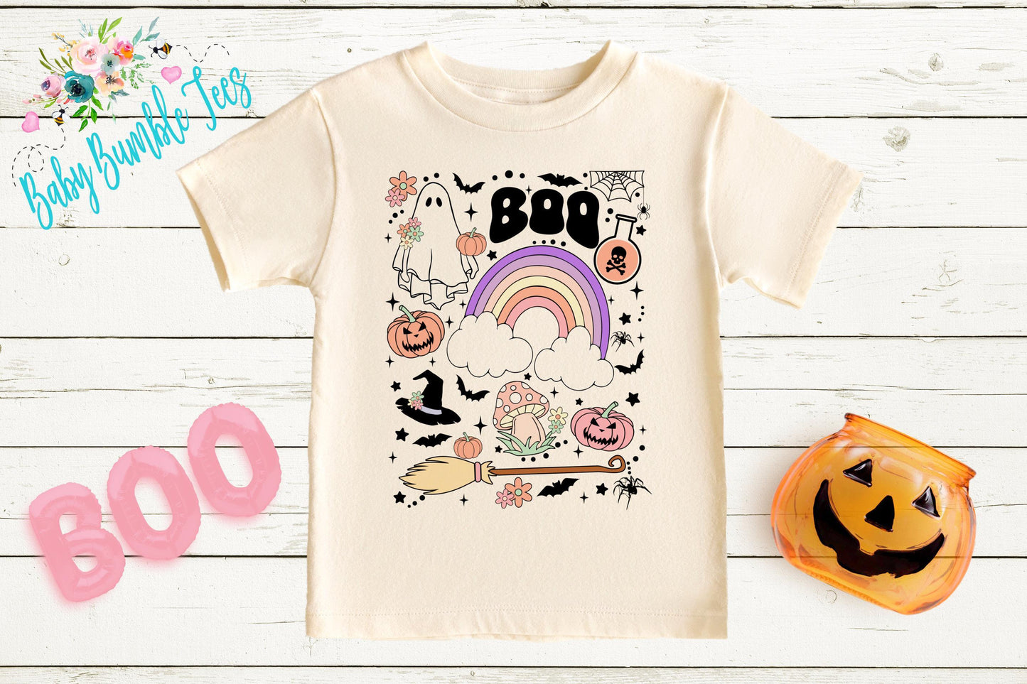 Girls Halloween Shirt // Ghost Retro Halloween Shirt // Toddler Halloween Shirt // Kids Halloween Shirt // Retro Kids Shirt // Pumpkin Patch