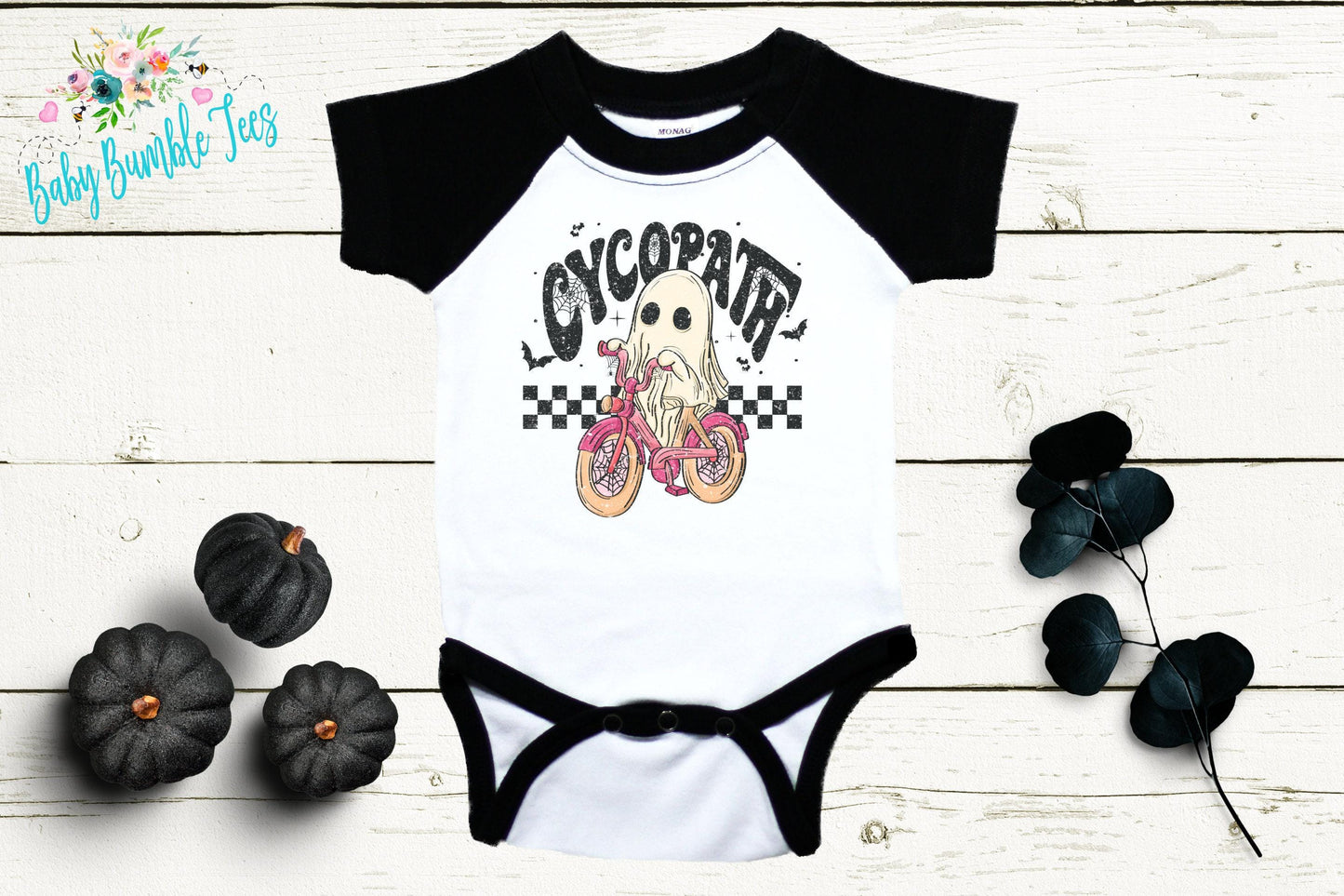 Cycopath Halloween Bodysuit // Girls Halloween // Ghost Kids Shirt // Kids Halloween Shirt // My First Halloween // Funny // Onesies® Brand